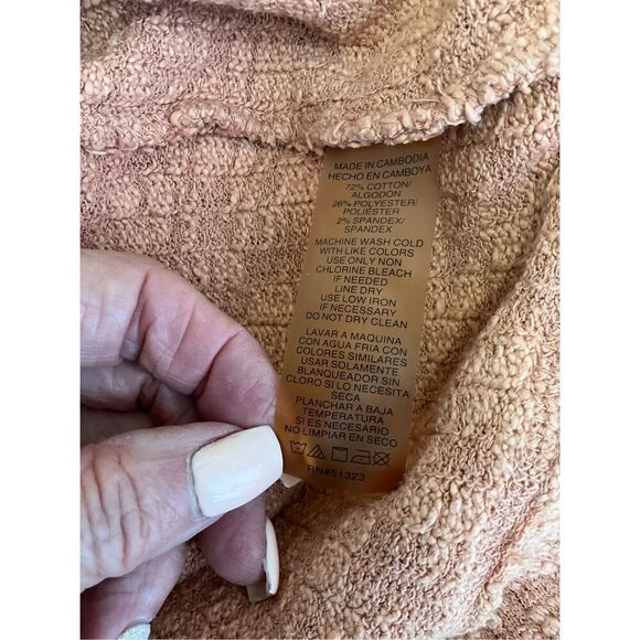 Turo by Vince Camuto Women's Size XL Blush Pink Heavy Weave Knit Cardigan Sweate - Picture 12 of 13